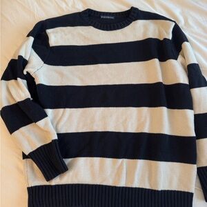 Brandy Melville Brianna Cotton Thick Stripe Sweater